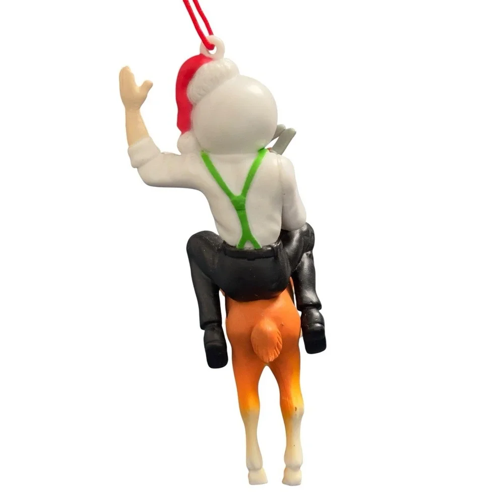 Jack in the Box Riding a‎ Reindeer Christmas Ornament Kids Meal Promo